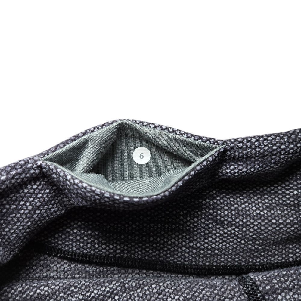 Lululemon Wunder Under Pant 28" - Diamond Jacquard Space Dye Black Slate - Picture 7 of 8